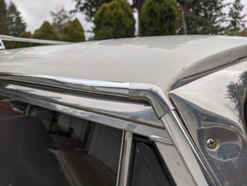 Roof Gutter Rail Chrome Trim