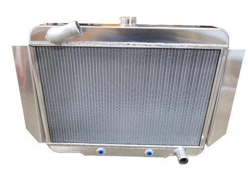 Aluminum Downflow Radiator V8 Engine Conversion 1969-1971