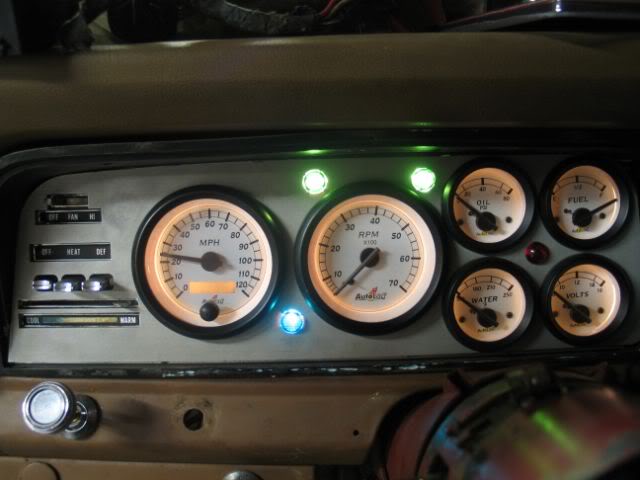 Gauge Panel Overlay 1973-1985 - Speedo and Tach on Left