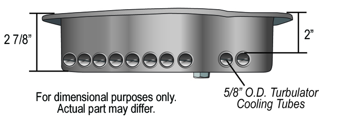 Derale 14201 TH400 deep transmission cooling pan