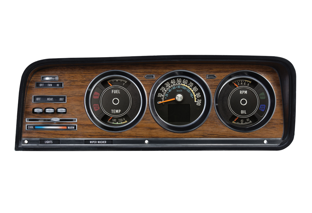 Dakota Digital RTX Series Dashboard 1973-1985 FSJ with Stock Style