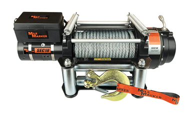 Mile Marker SEC18 18,000 lb Winch Steel Cable - BJ's Full-Size