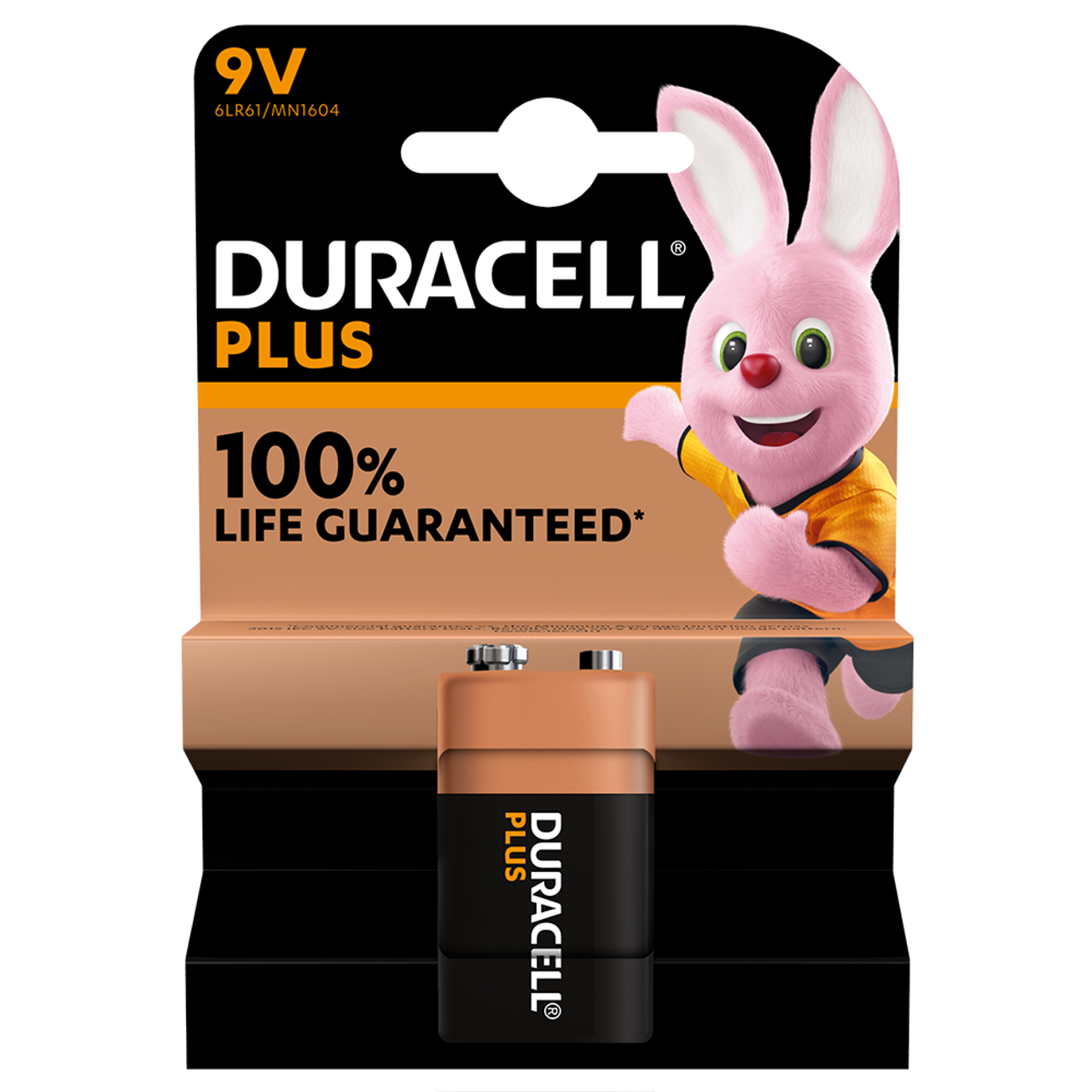 Duracell Plus 9v Battery, Duracell Plus PP3 Battery