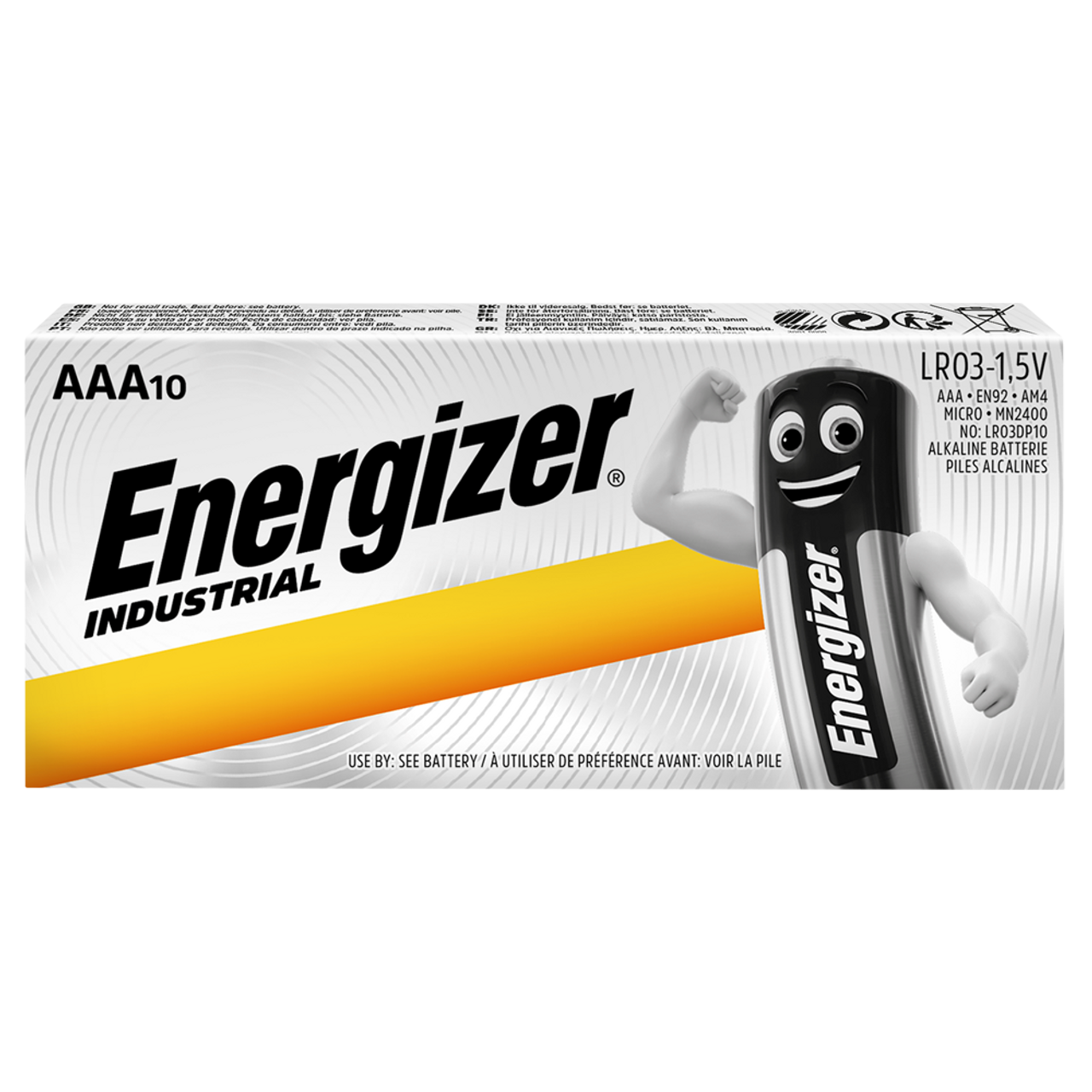 zingen Gewaad Hertogin Energizer Industrial AAA Batteries, LR03 Batteries (Box of 10)