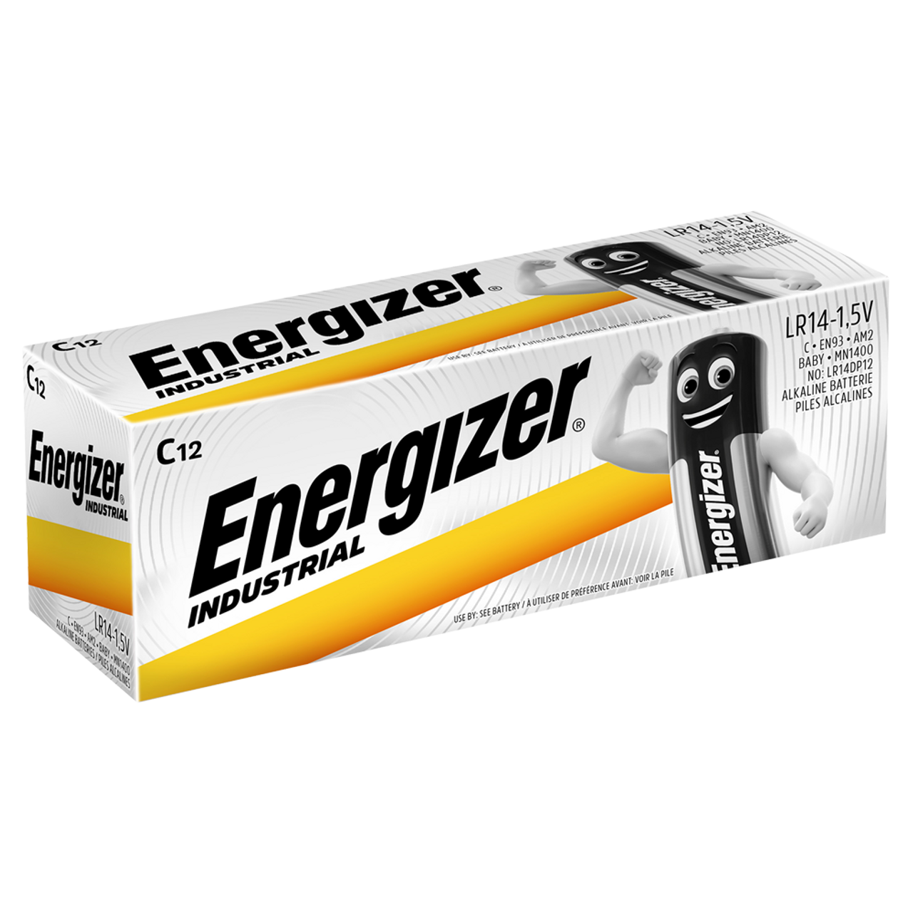 Energizer Industrial C LR14 Batteries | Box of 12
