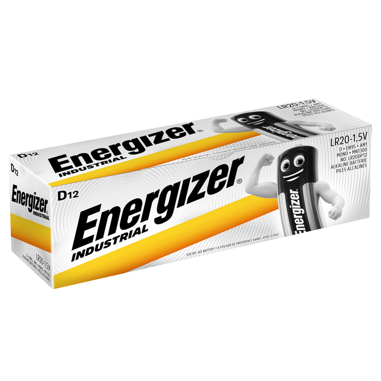 Energizer Max Plus Industrial Pile LR20 (D) alcaline(s) 1.5 V 20 pc(s)