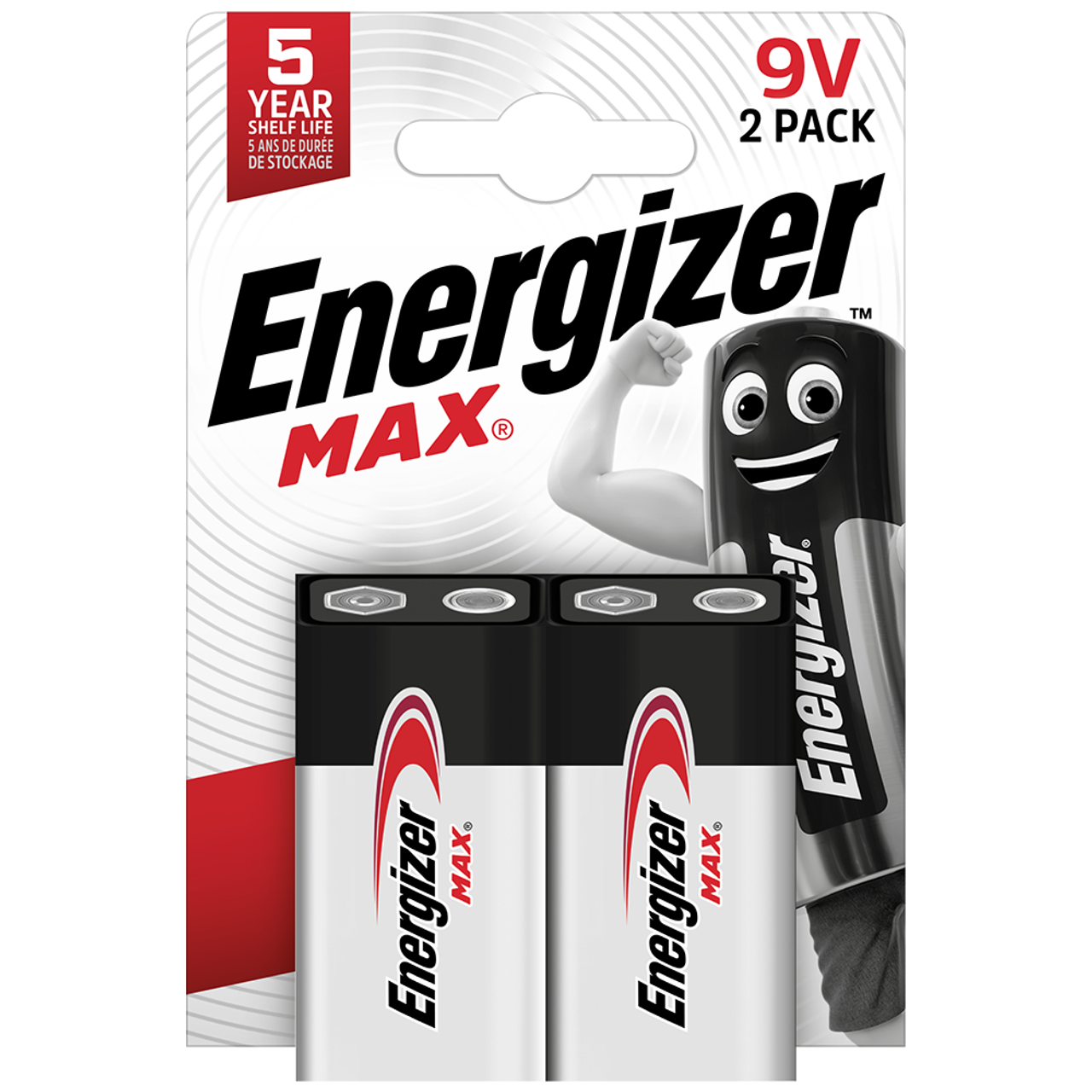 Energizer 9V Alkaline Batteries, 6 Count