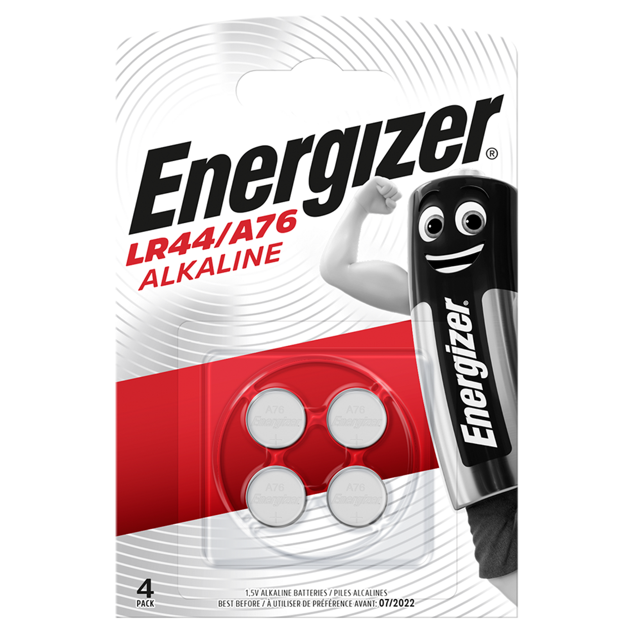 Energizer Lr44 6 Button Cell Batteries 4 Pack