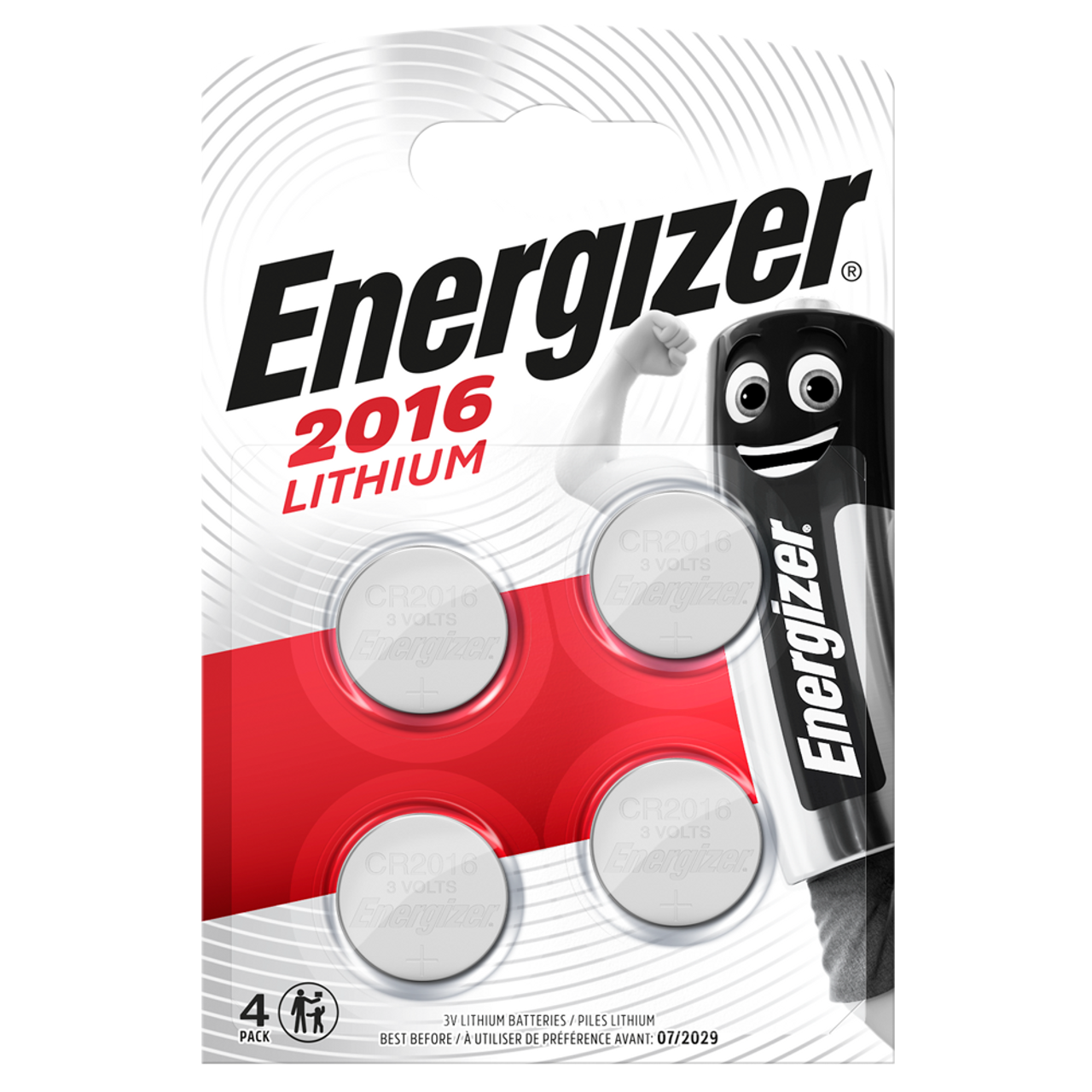 Energizer ECR1216 (CR1216) Coin Lithium Cell, On Tear Strip –