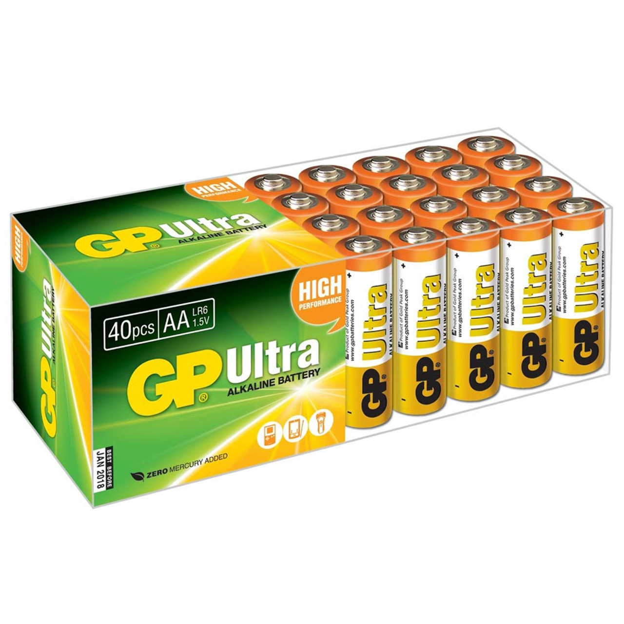  Varta Longlife Power AA Alkaline Batteries LR6 - Pack of 10 -  Packaging May Vary : Health & Household