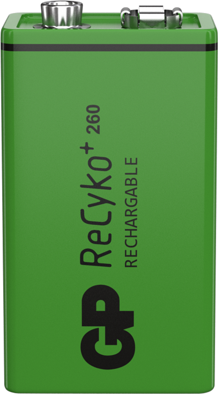 GP BATTERIES Pile rechargeable Recyko+ 9V 200 mAh pas cher 