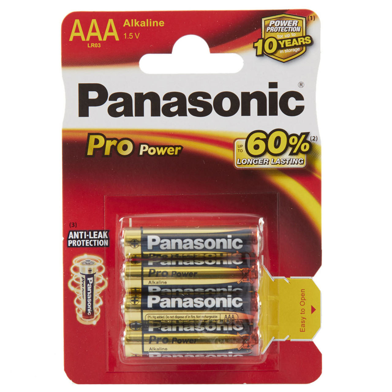Panasonic Pro Power AAA LR03 Batteries