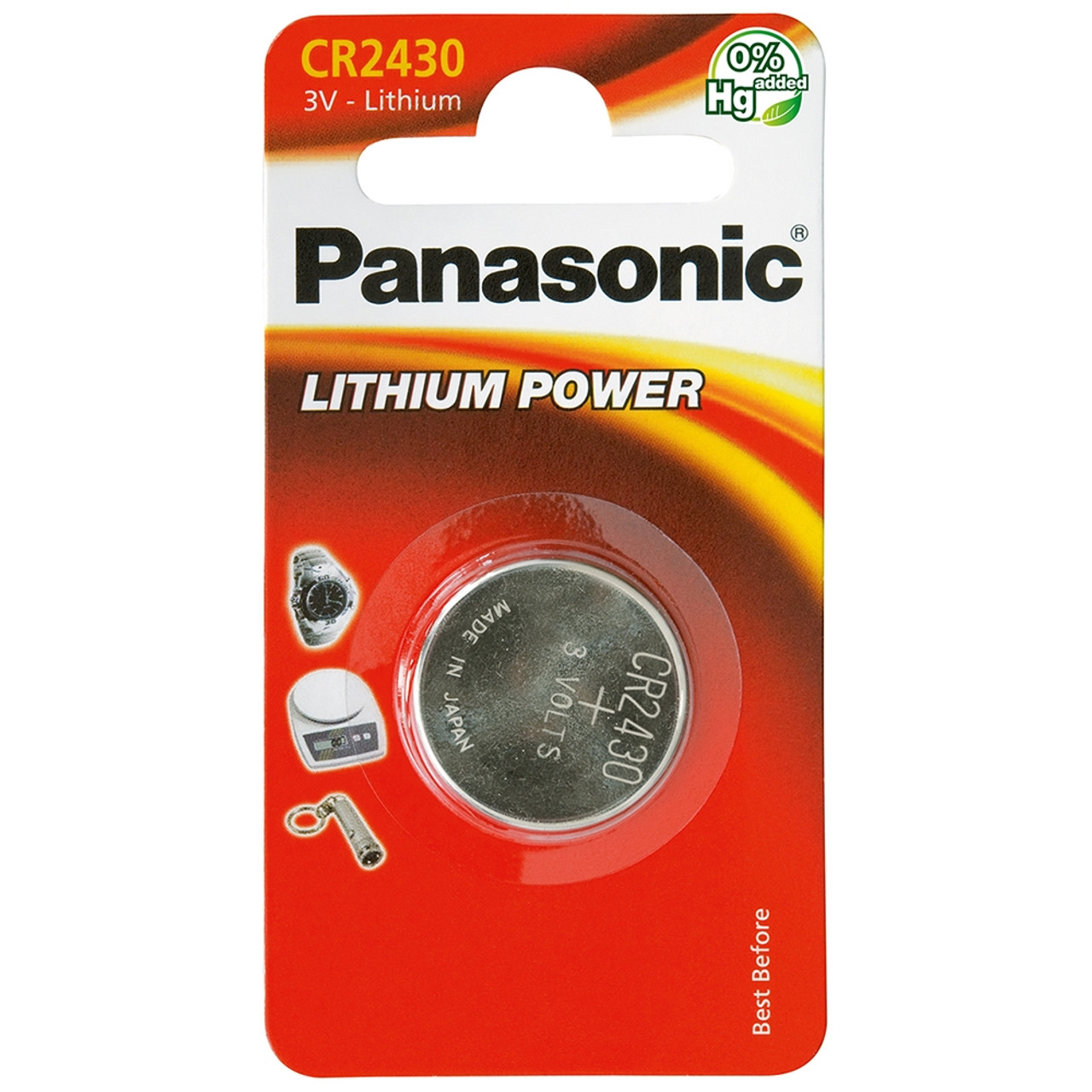 Energizer Lithium-Based CR2430 Battery Single Use Batteries for sale