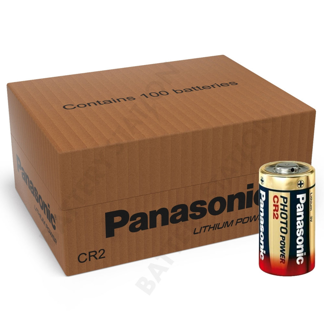 Wholesale 3V CR2025 Panasonic Lithium Batteries 100 Pk 