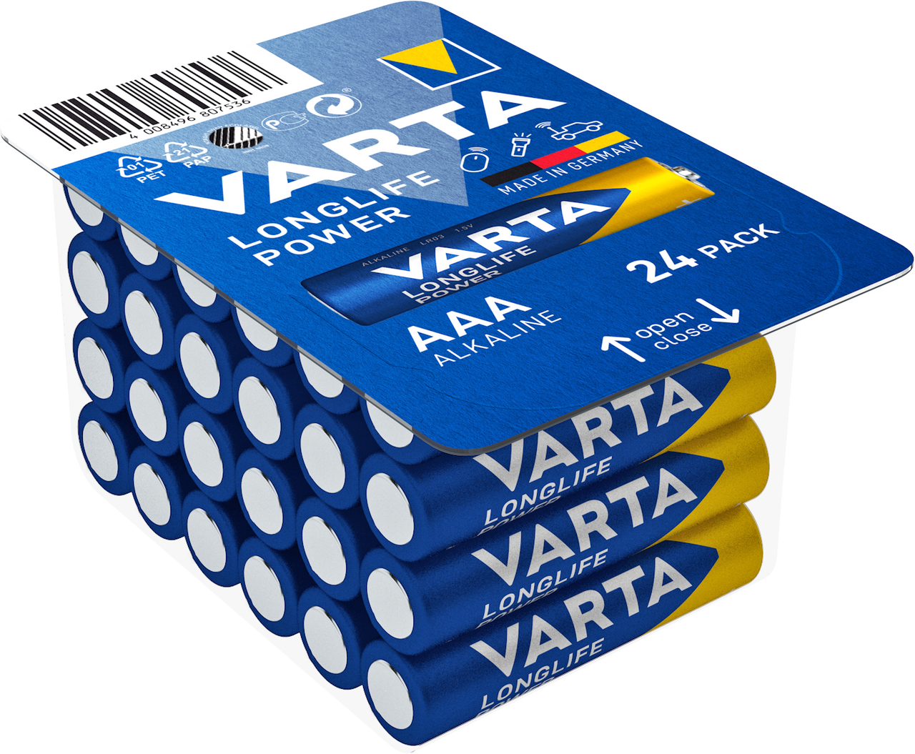 Pack) (24 Batteries High Energy Varta AAA