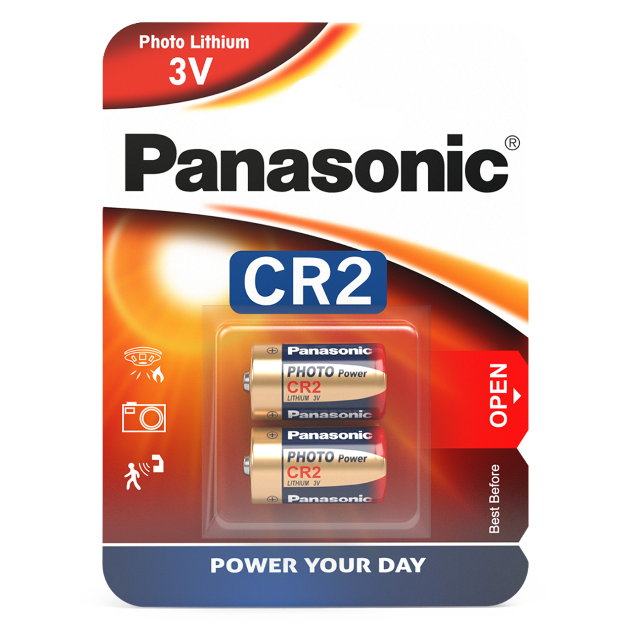 Size CR2 3V 2-Pack Photo Lithium Batteries 