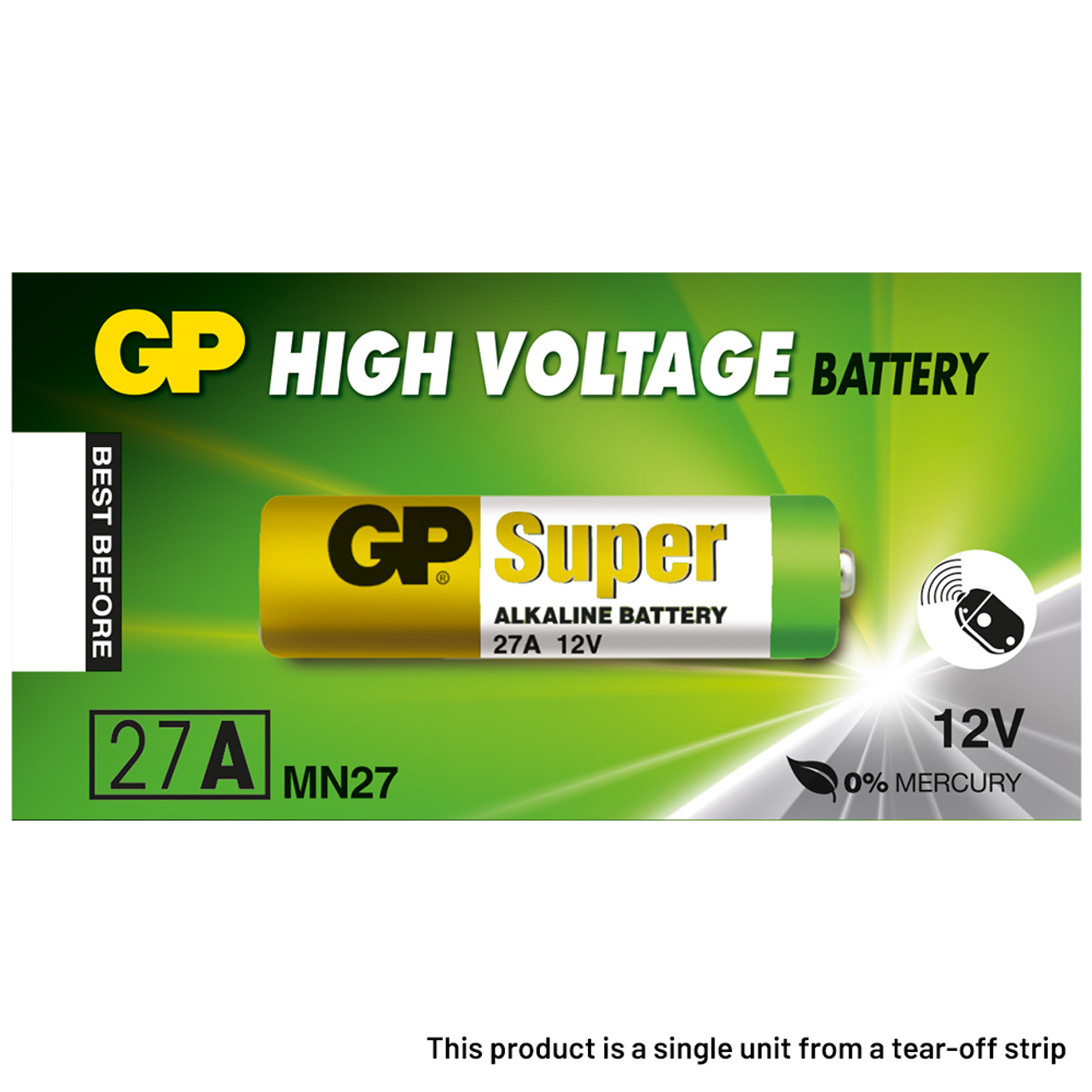 GP 27A A27 MN27 Batteries | 1 Pack