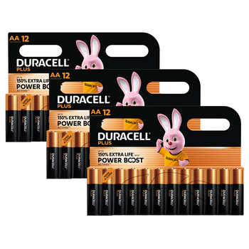 Duracell Plus AA LR6 Batteries | 36 Pack