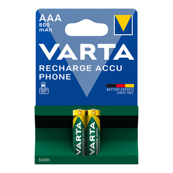 Varta Accu AAA 800mAh Cordless Phone Batteries | 2 Pack