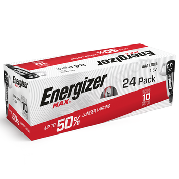 Energizer Max AAA LR03 Alkaline Batteries | 24 Pack Energizer Max AAA LR03 Alkaline Batteries | 24 Pack