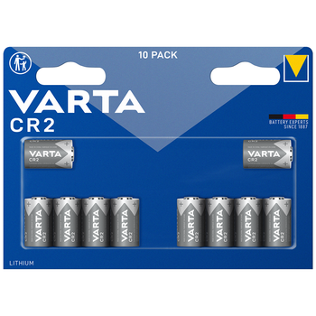 Lot de 10 piles VARTA 3V Lithium CR2016