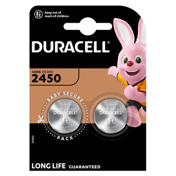 Duracell DL2450 CR2450 Lithium Coin Cell Battery | 2 Pack Duracell DL2450 CR2450 Lithium Coin Cell Battery | 2 Pack
