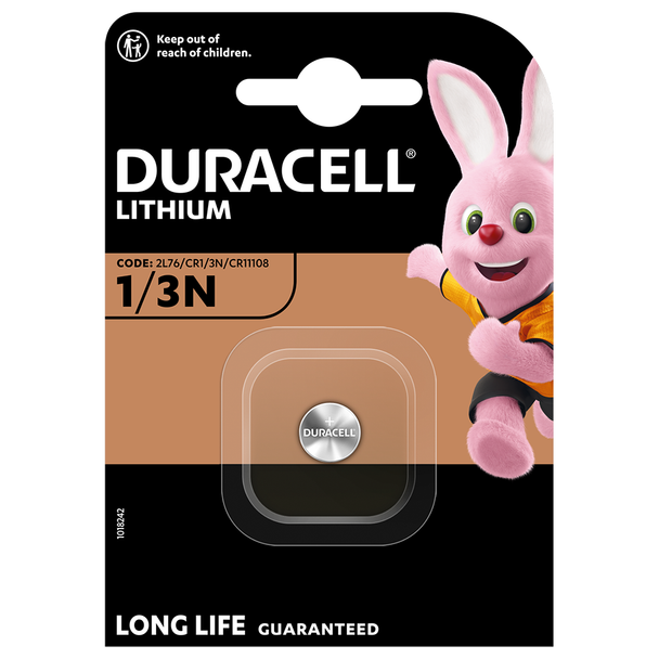 Duracell DL1/3N CR1/3N 2L76 Button Cell Battery | 1 Pack