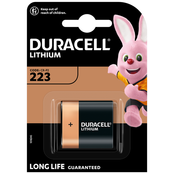 Duracell Lithium DL223 (CRP2P) Battery | 1 Pack