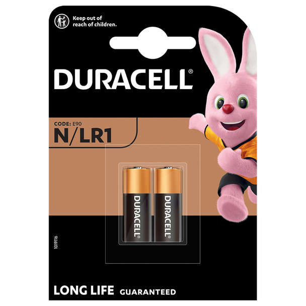 Duracell N MN9100 LR1 Batteries | 2 Pack