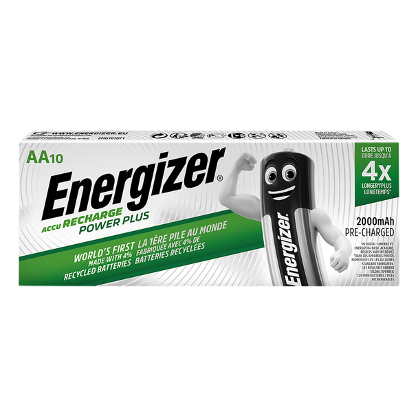 Energizer Rechargeable AA NiMH E² Batteries (4) [EVENH15BP-4 - View #2