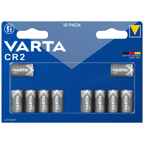 Varta CR2 Lithium Batteries | 10 Pack