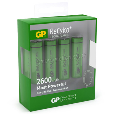 GP Batteries - Pack 4 piles rechargeables AA LR6 ReCyko 2600 mAh - Pile &  chargeur - LDLC