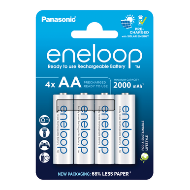 Panasonic - 2 pce Pile rechargeable AAA Eneloop 800 mAh