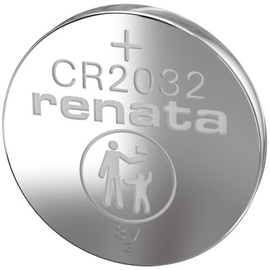 Renata CR2032 Lithium 3V Coin Cell Battery, Bulk