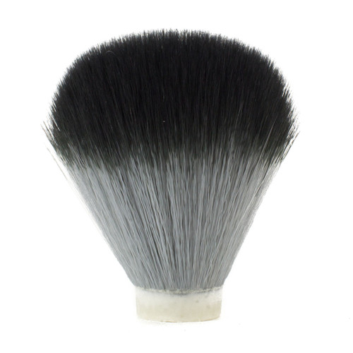 synthetic shaving brush knot black and gray 20mm