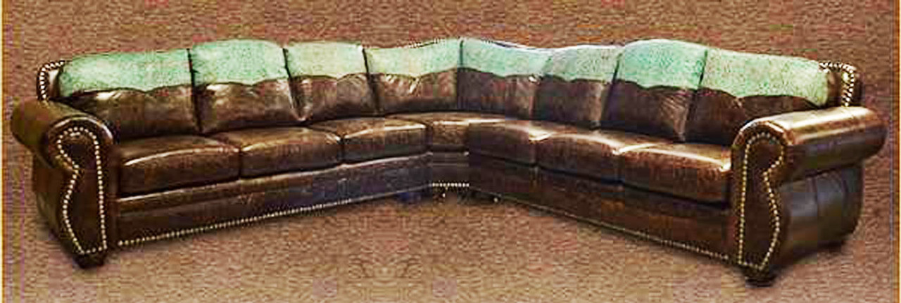 Rustic Cowhide Furniture