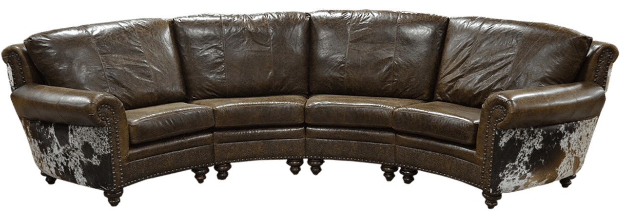 curved theater sofa