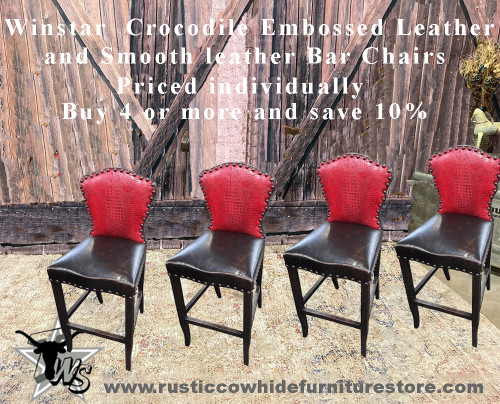 alligator-crocodile-leather-skin-bar-chairs-stools