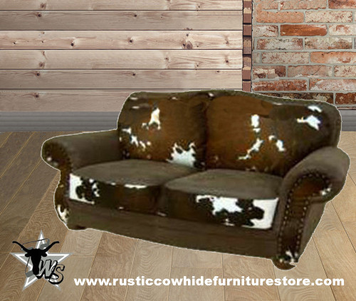 rustic-log-cabin-cowhide-snd-leather-loveseat