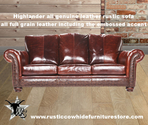 western-style-sofa-hand-tooled-floral-leather