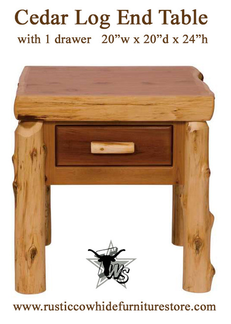 cedar-log-open-end-table-with-drawer