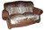 rustic-brown-salt-and-pepper-cowhide-love-seat