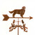 Golden Retriever weathervane