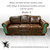 mottled-brown-sofa-with-cowhide-fringe-embossed-leather