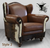 country-western-leather-cowhide-wing-chair