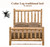genuine cedar log double size full bed