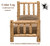 log cabin cedar log twin size bed