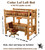 cedar log loft bed