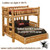 rustic cabin loft bed rustic cabin loft bed