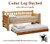 log cabin day trundle bed